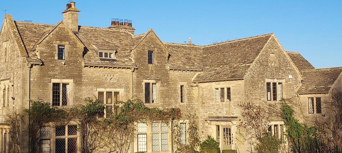 Cotswold stone manor house exterior